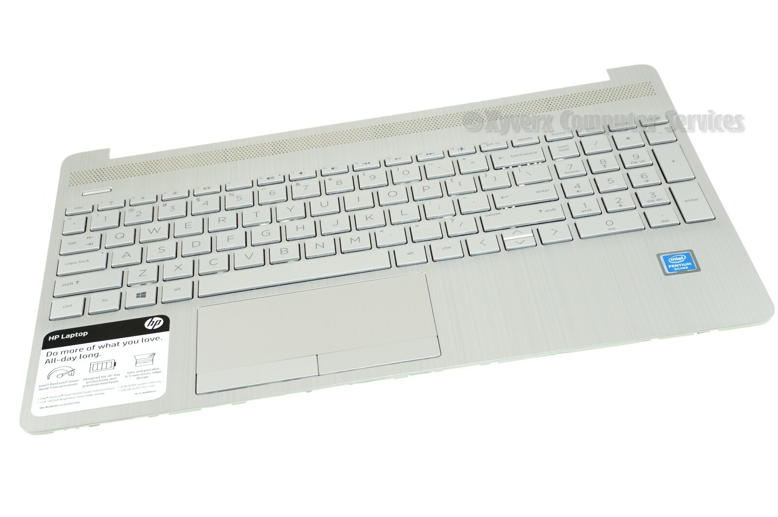 L52023-001 AP2H8000510 GENUINE HP TOP COVER W KEYBOARD 15-DW1081WM (FB21)