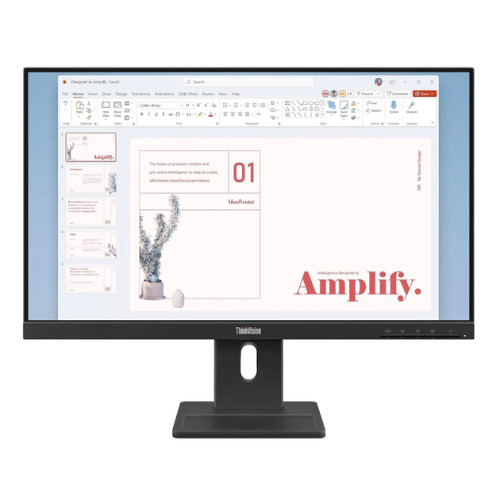 LENOVO ThinkVision E24-40 23.8" Screen 1920x1080 IPS 4ms 100Hz Black 64BAMAT1IS
