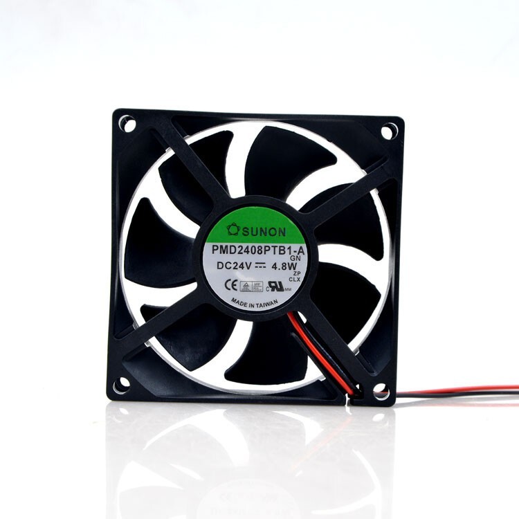 1pcs For SUNON PMD2408PTB1-A 8CM 8025 24V 4.8W 5W 2-wire Inverter Cooling Fan