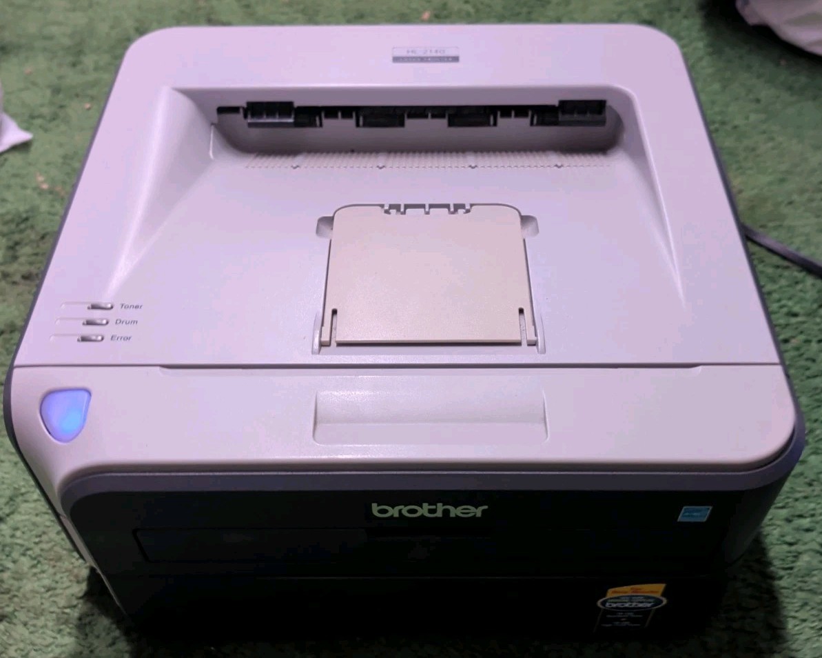 Brother HL2140 Laser Printer W/Drum & Full Toner - COMPLETE - 11265 P/C 