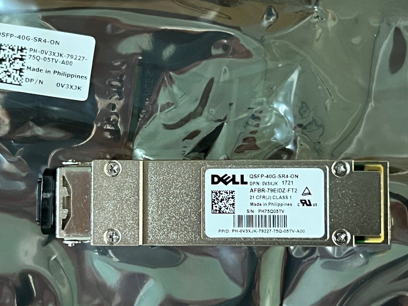 NEW Dell QSFP-40G-SR4-ON 0V3XJK V3XJK 40G QSFP+