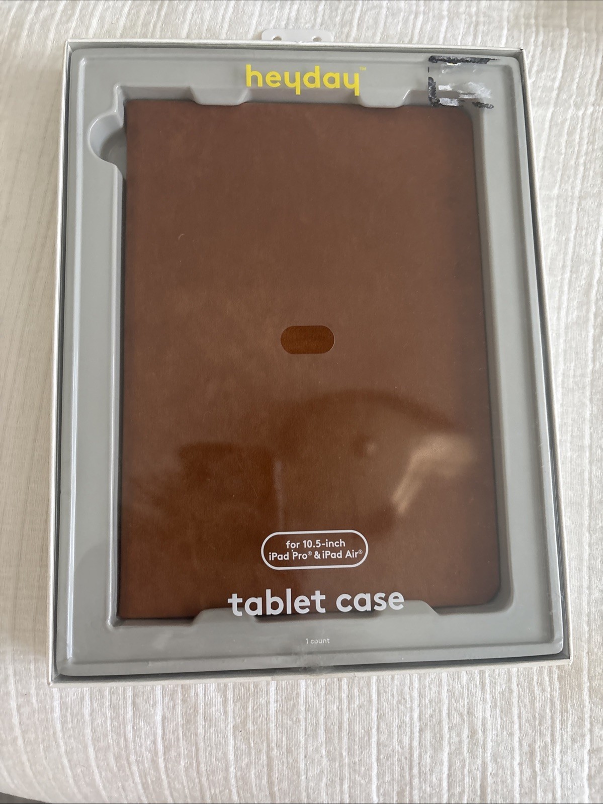 Heyday Faux Suede Case for Apple iPad 10.5” Pro / Air - Tan 