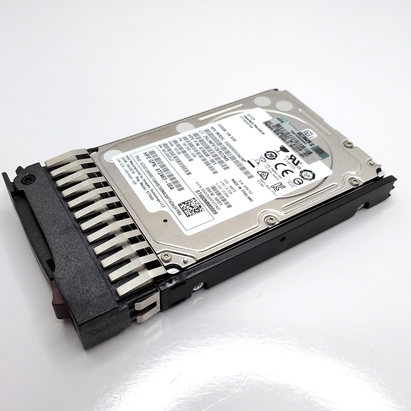 HP ENTERPRISE 600GB SAS 12G 10K HDD 876938-001 EG000600JWJNP w/TRAY