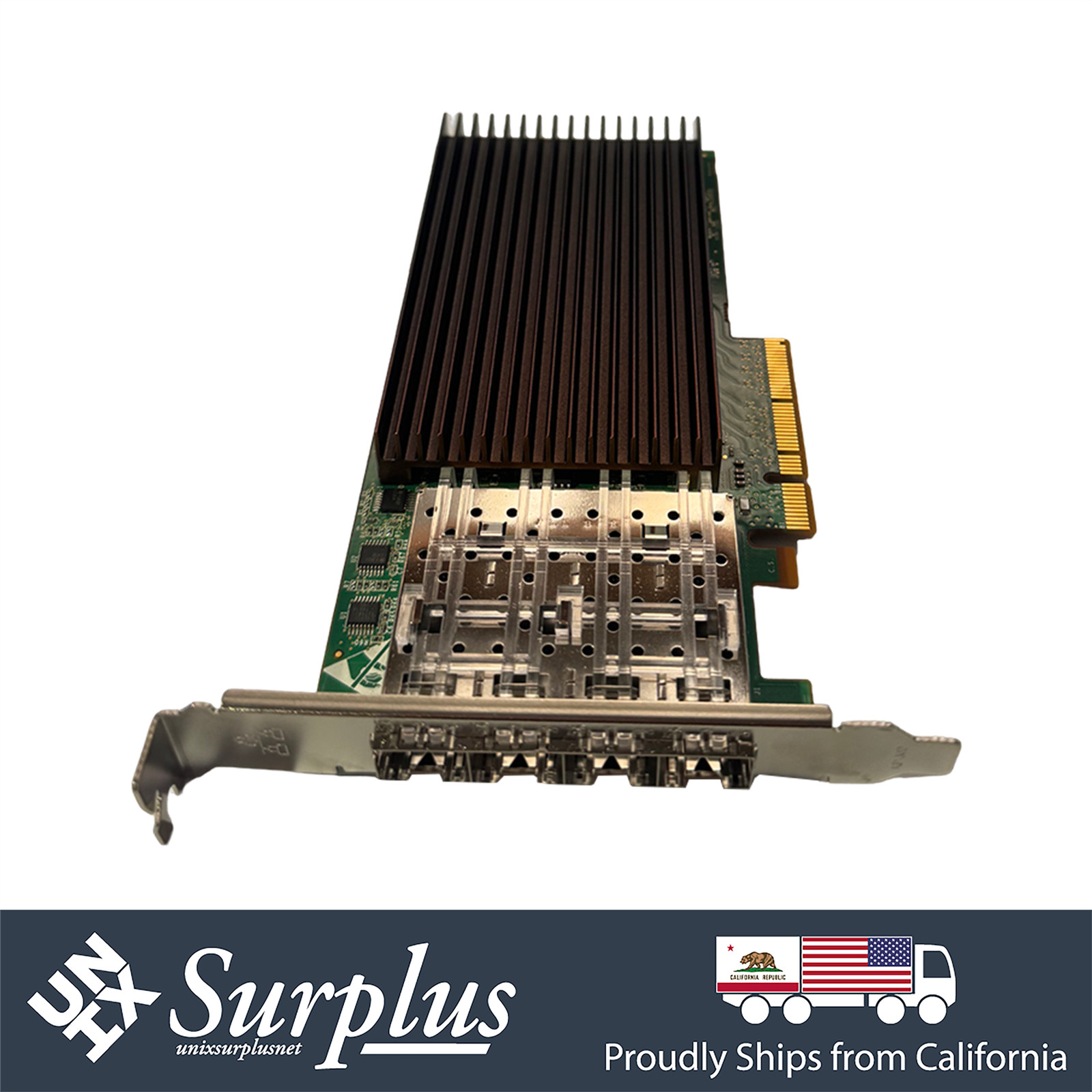 Intel 82599ES Quad Port 10GB SFP+ NIC PCIe 3.0 x8 Network Card High Profile