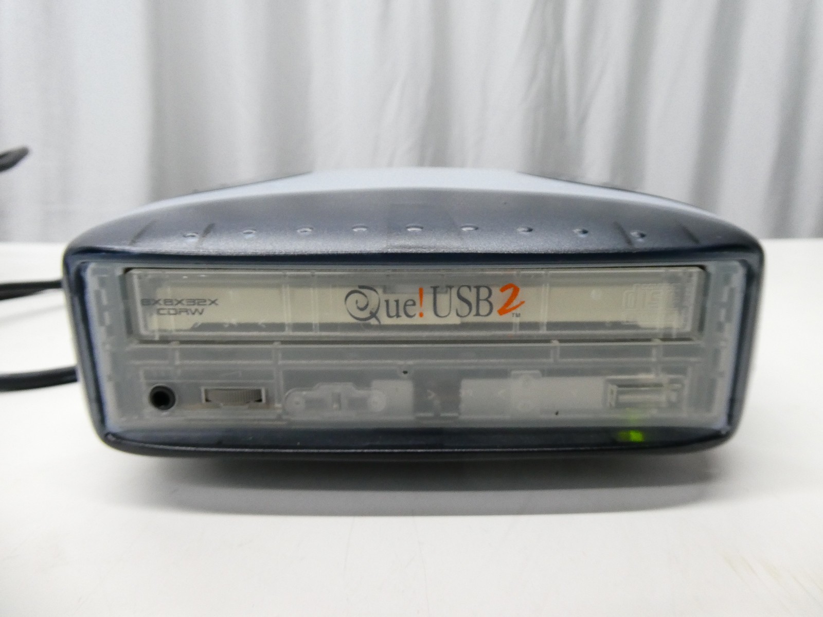 🍀NICE Que USB 2 Fire QPS-525 CDRW 8x 4x 32x FireWire External Drive