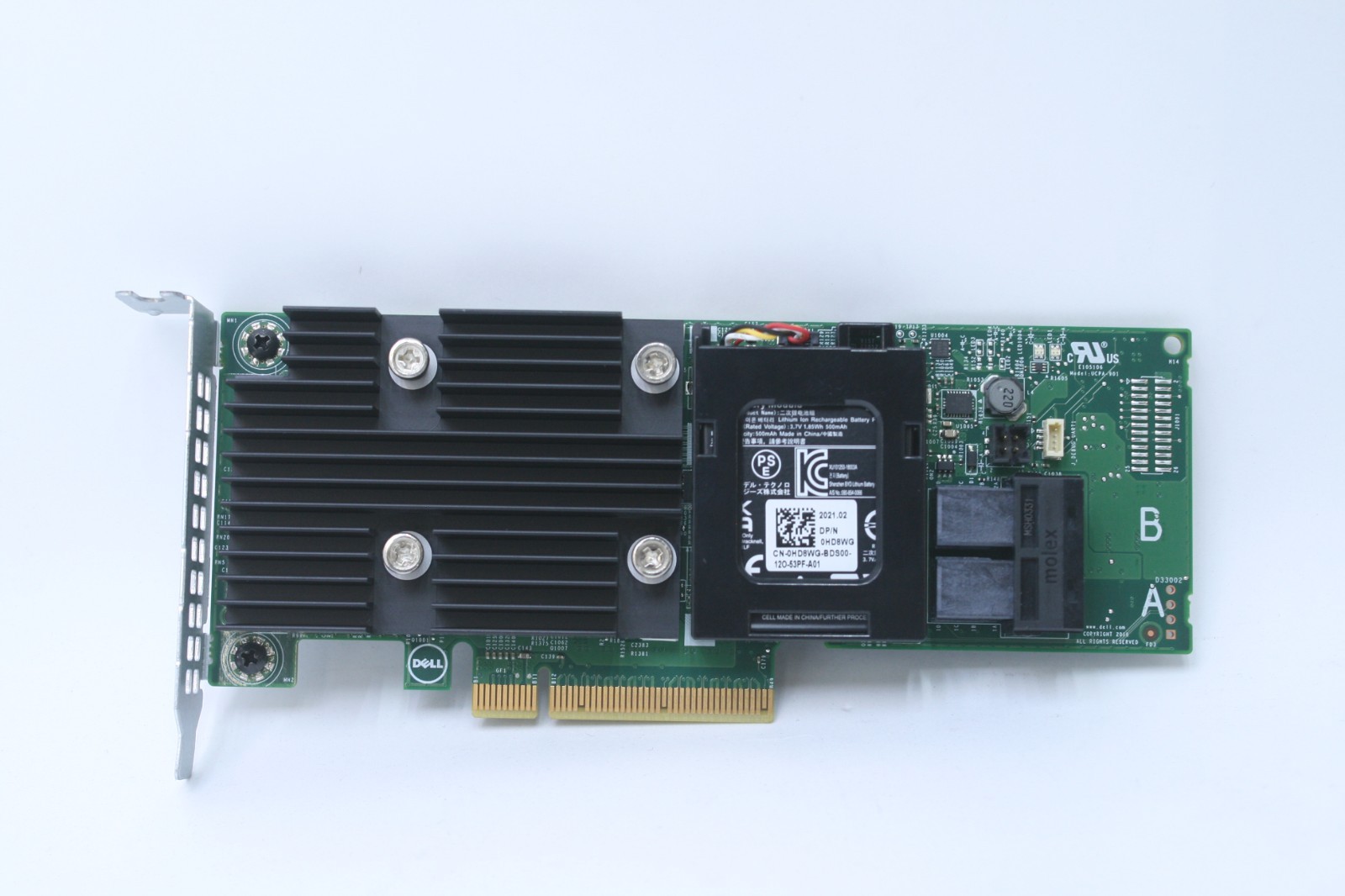0XYHWN Dell PERC H730P PCIe 3.0 SAS 12GB RAID CONTROLLER  XYHWN            T7-B2