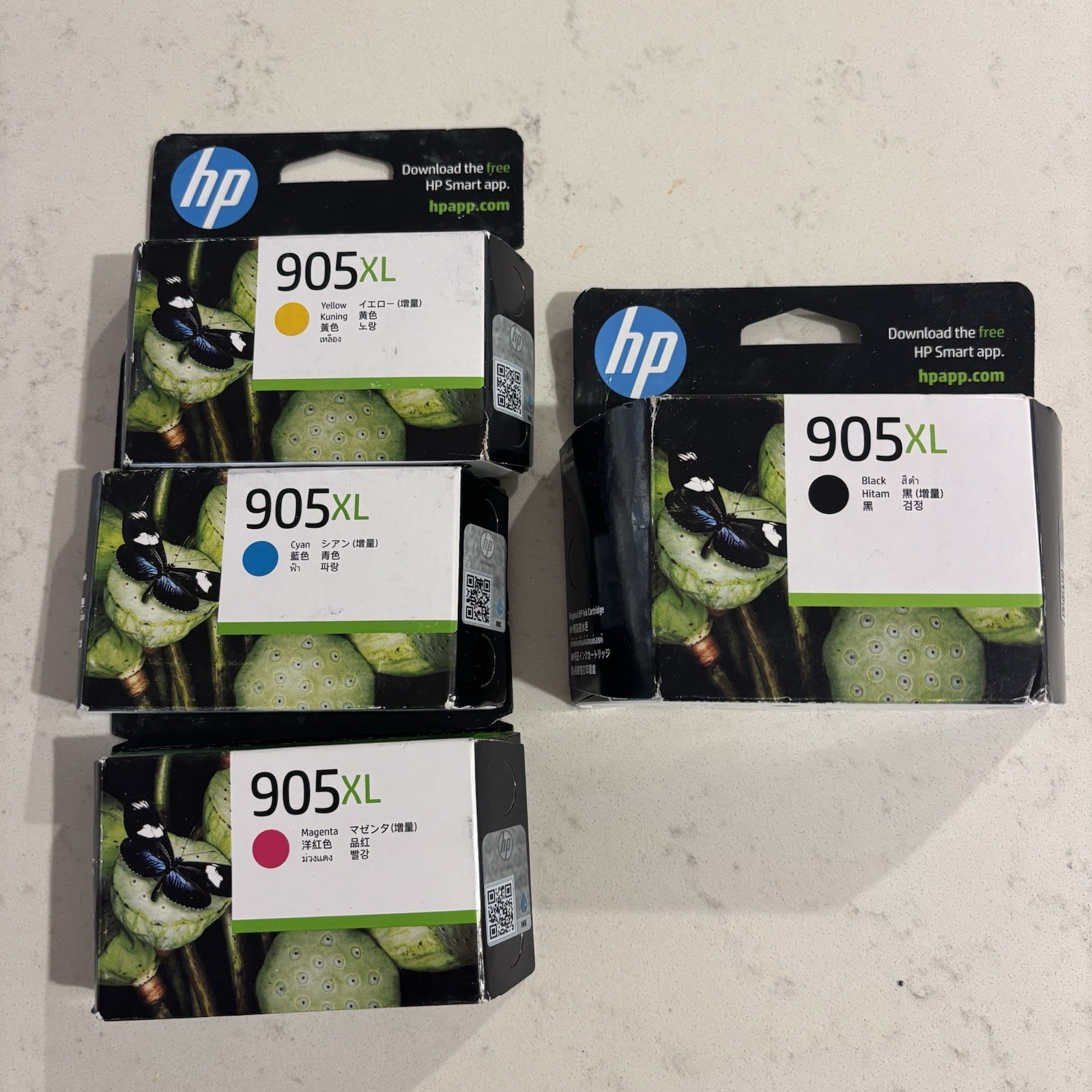 HP Genuine 905XL BK/C/M/Y High Yield Ink Officejet 6950 6956 6960 6970 AU