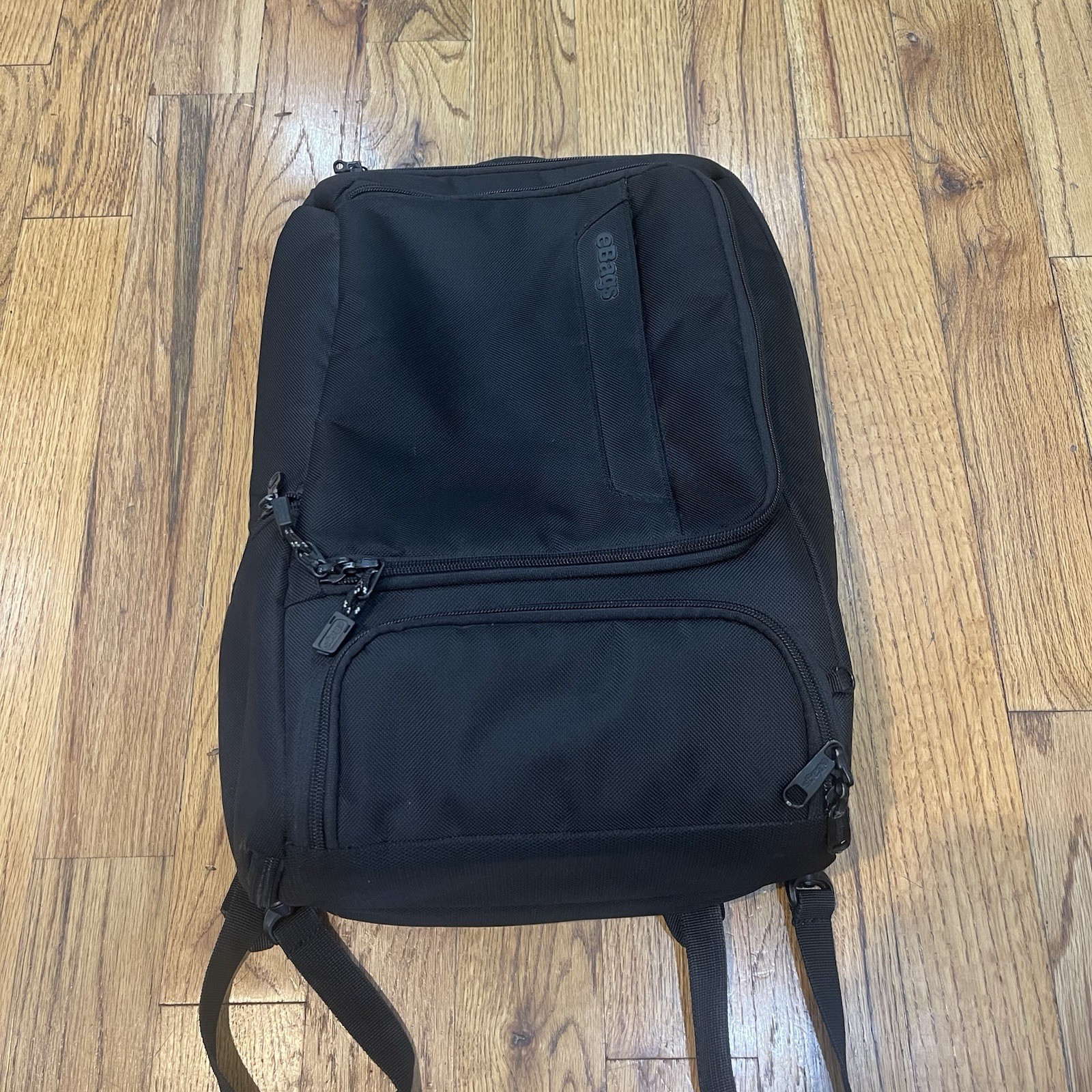 eBags Pro Slim Laptop Travel Backpack Black Carry Bag