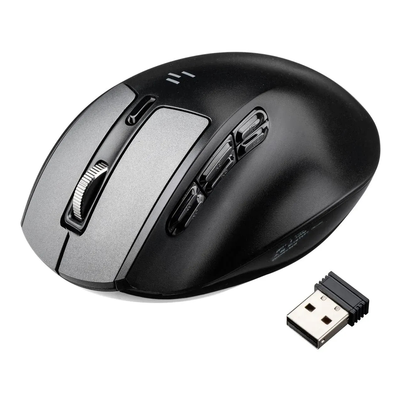 Japan NEW Sanwa Direct Wireless Mouse, LCD, Bluetooth, Quiet, Black 400-MAWBT171