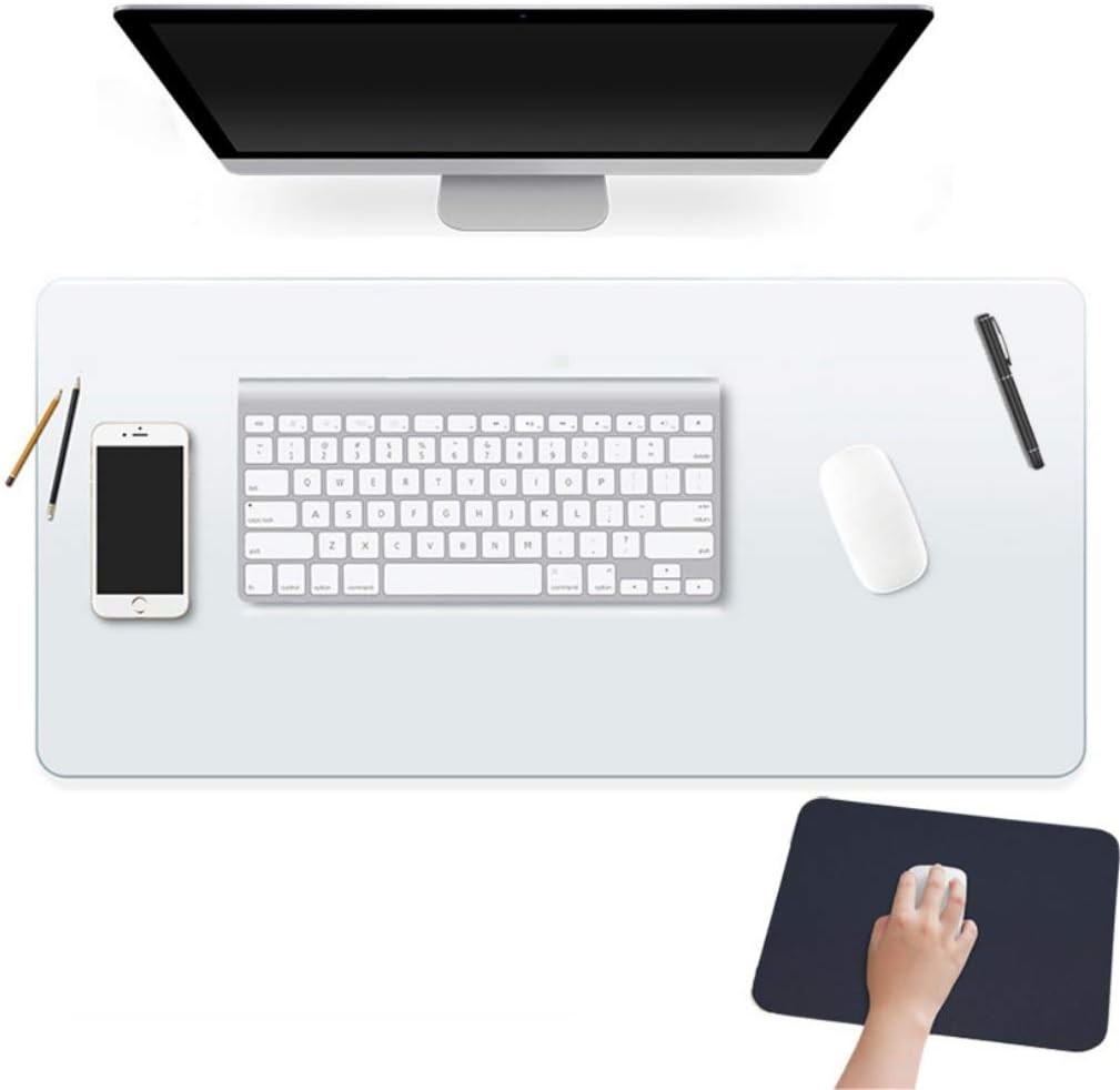 24 X 60 Inch XL Desk Pad Protector Clear Mats Blotter on Top of Desks for Laptop