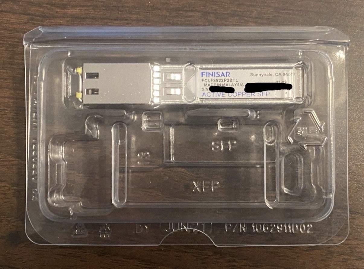 Finisar FCLF8522P2BTL Active Copper SFP RJ45 Transceiver Module