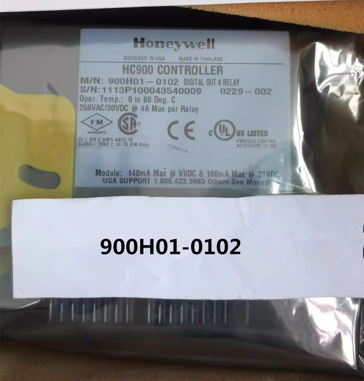 1pcs Honeywell HC900 Controller M/N:900H01-0102 Digital Out 8 Relay Module