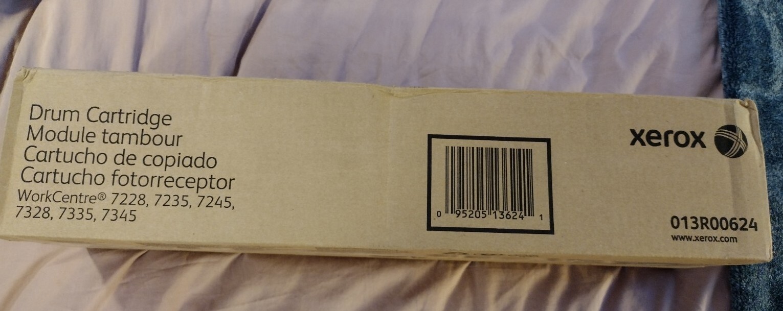 Xerox 013R00624 Black Drum Unit BRAND NEW IN BOX