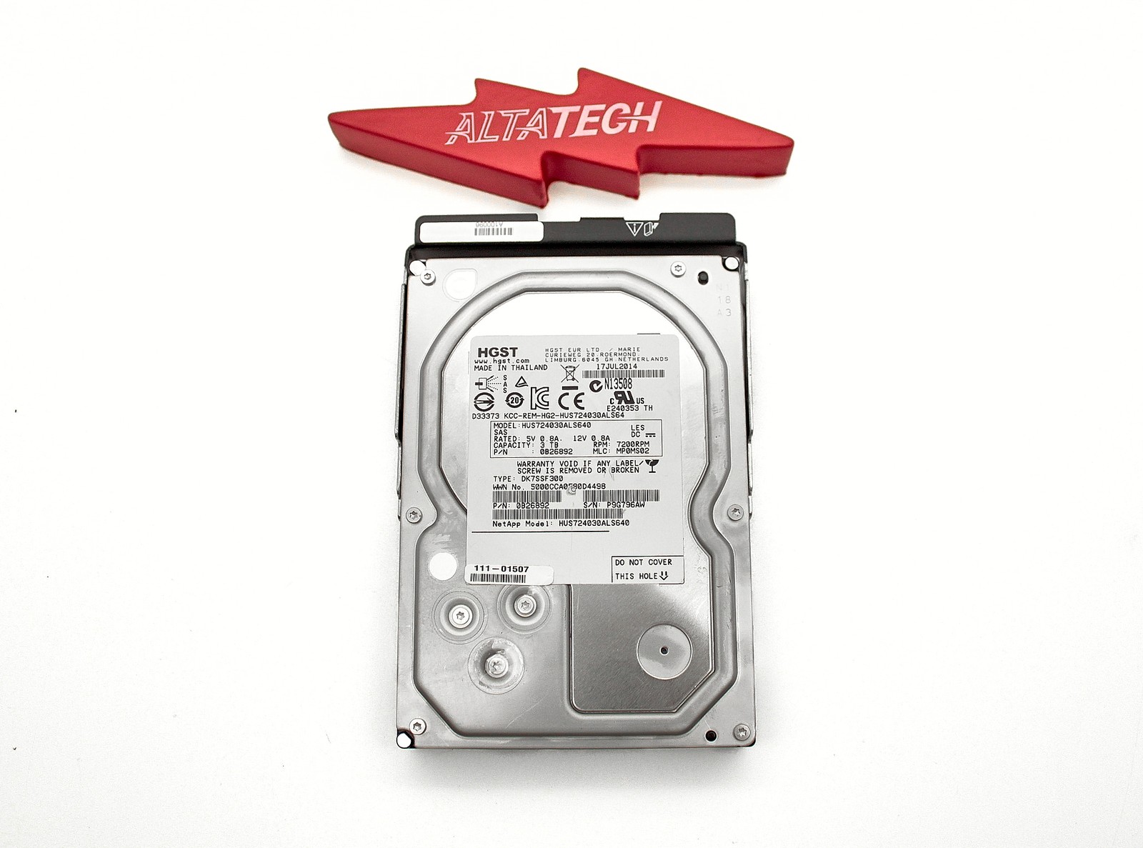 NetApp 111-01507 3TB 7.2K SAS 3.5" HDD