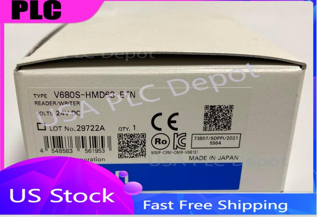 Omron V680S-HMD63-ETN RFID System Reader Writer DC24V