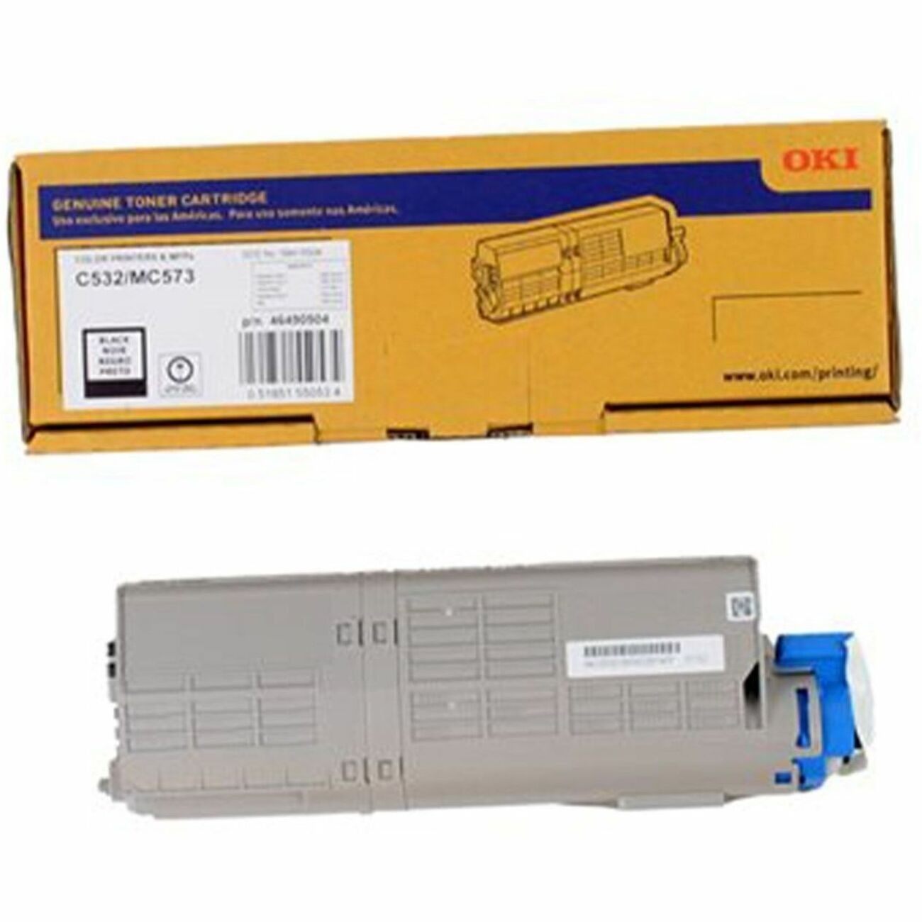Oki Original Laser Toner Cartridge - Black Pack (46490504)