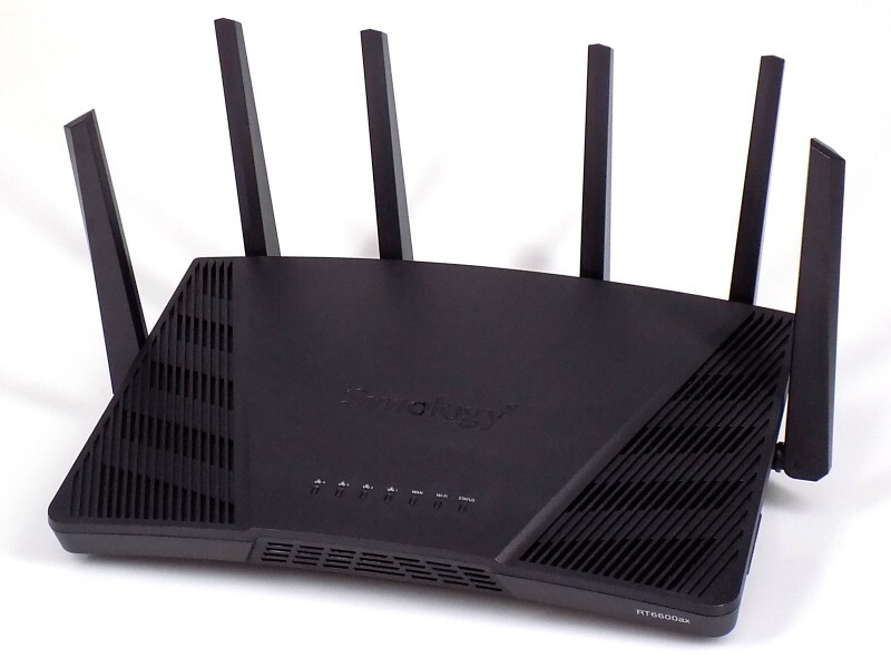 Synology RT6600ax Tri-Band Wi-Fi 6 Wireless Router 2.4 / 5 GHz WPA3 up to 4800Mbps