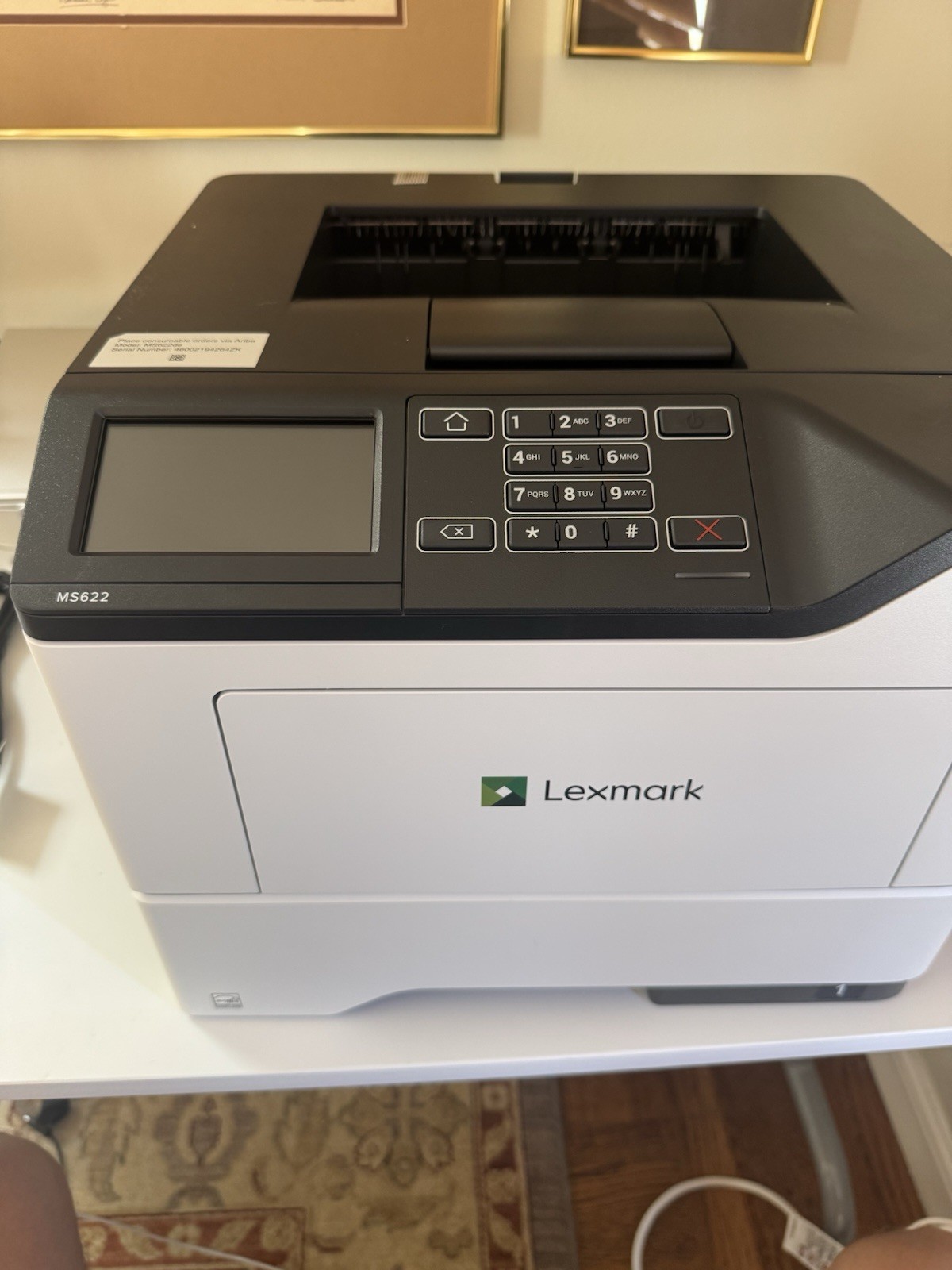 Lexmark MS622de (36S0438) Monochrome Laser Printer NEW/UNUSED - Unlocked & Reset