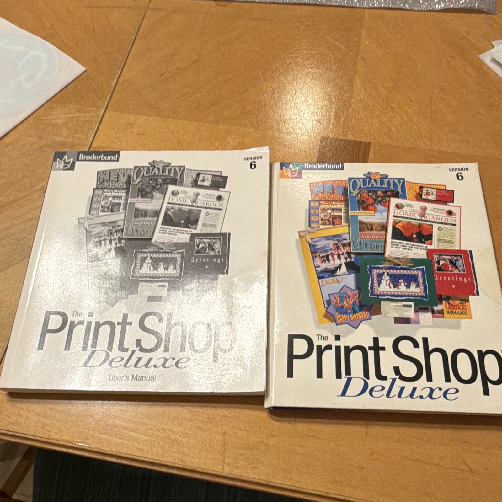 Broderbund The Print Shop Deluxe Version 6 Windows 95/98 8 CD Set