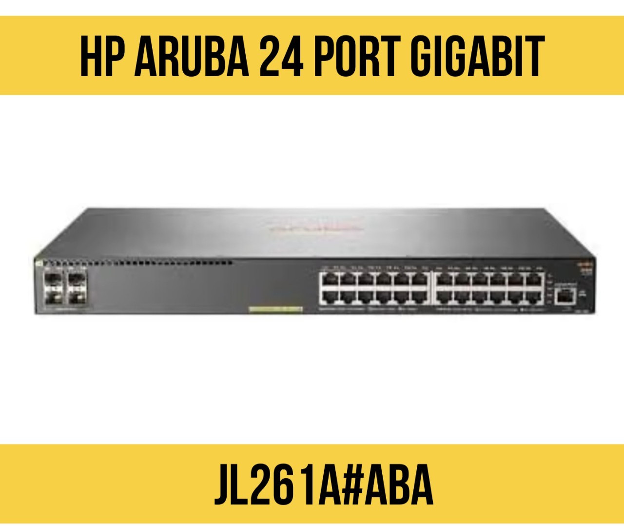 HP Aruba 2930F 24G PoE+ 4 SFP Ethernet Switch - JL261A#ABA