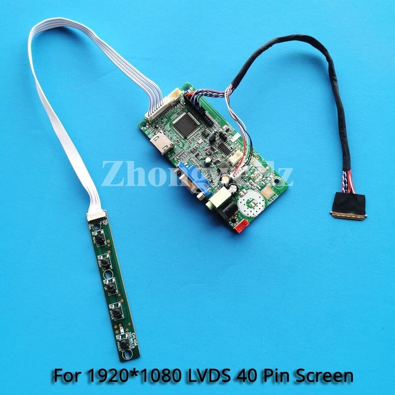 For B156HTN02.1/2.0 40-Pin LVDS VGA HDMI 1920x1080 Screen LCD Driver Board Kit