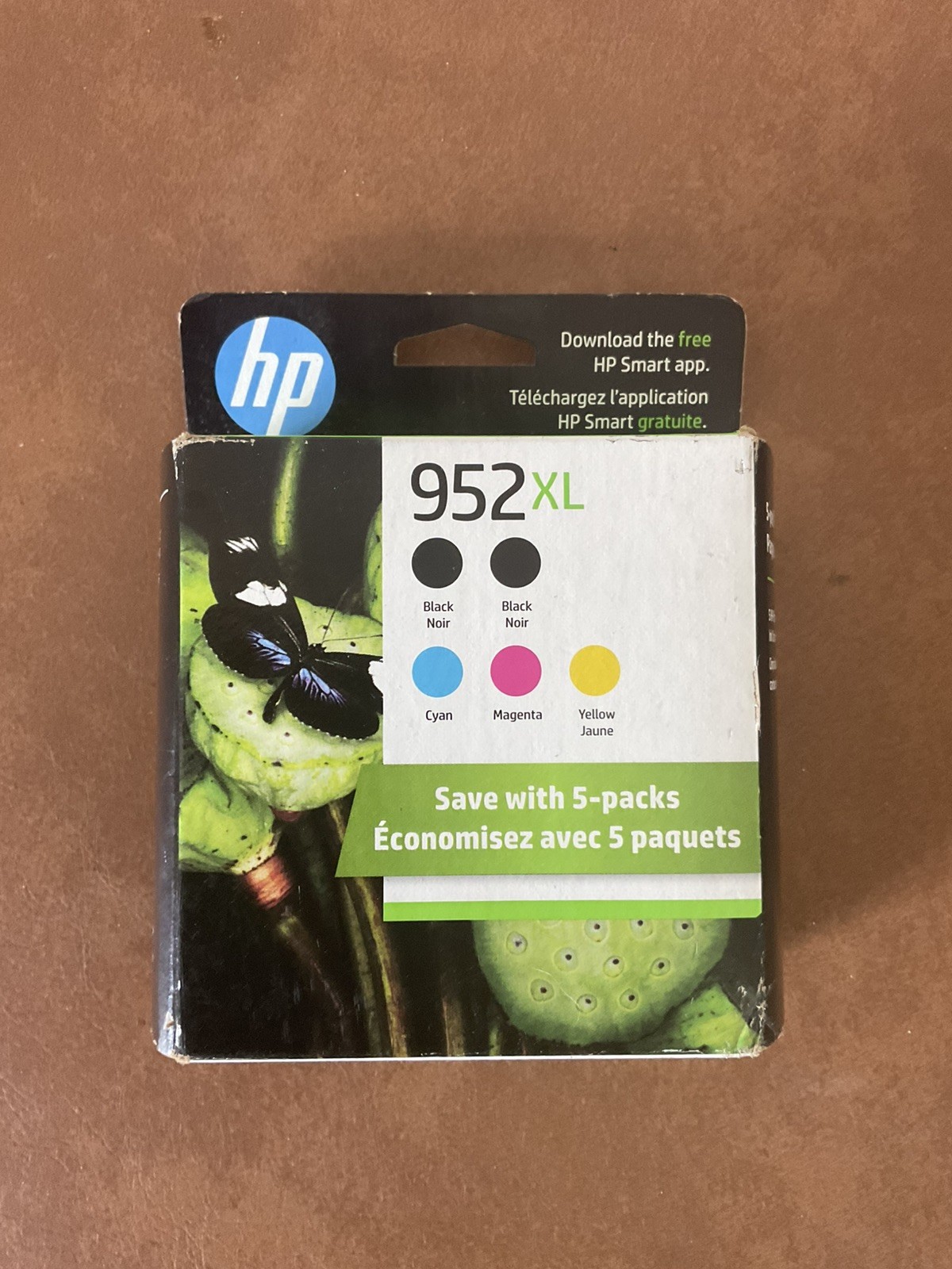 HP 952XL Black/Cyan/Magenta/Yellow Ink Cartridge Expired 2024 New Sealed