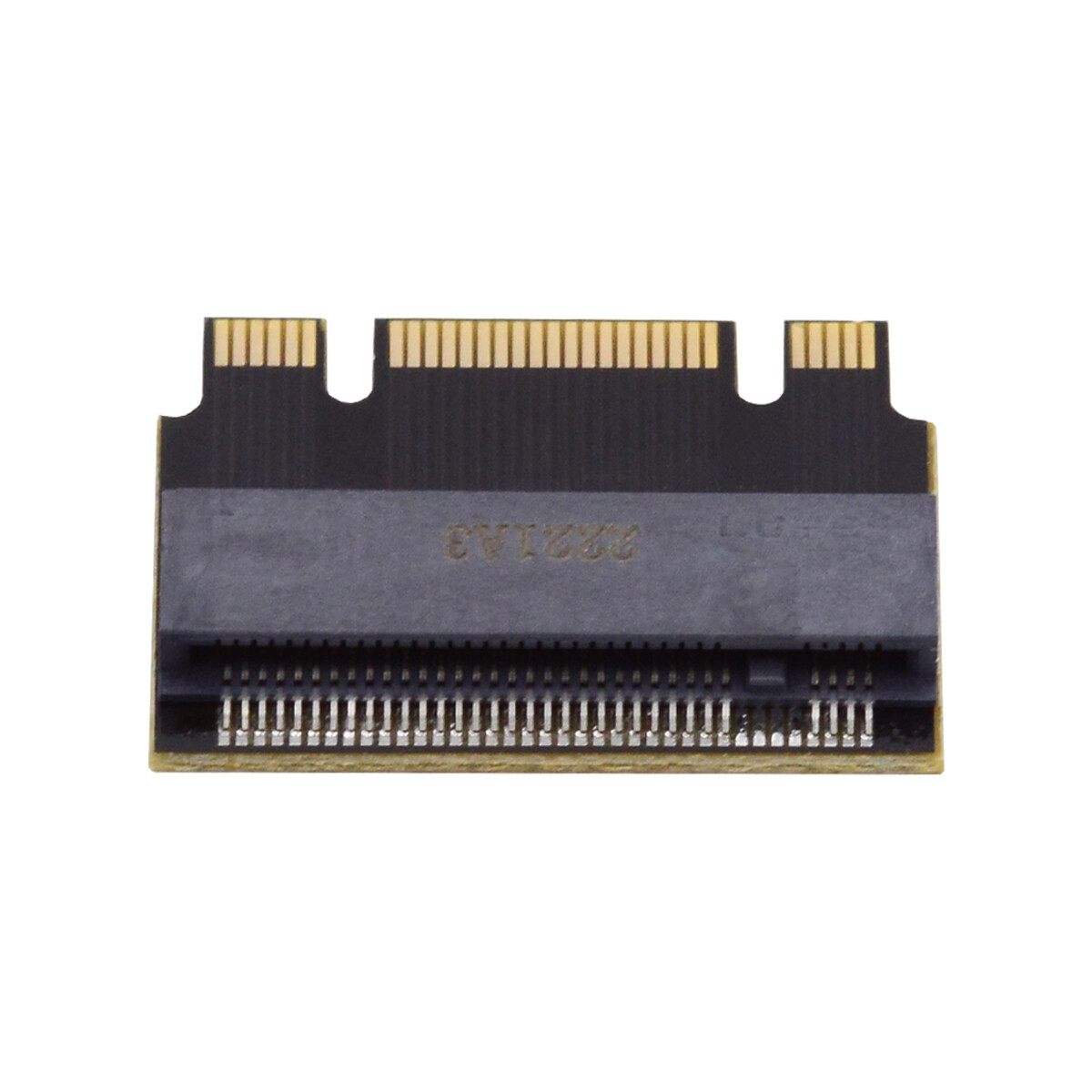 NFHK NGFF B+M Key NVME M-Key 22x30mm to 22x42mm Male to Female Adapter SSD