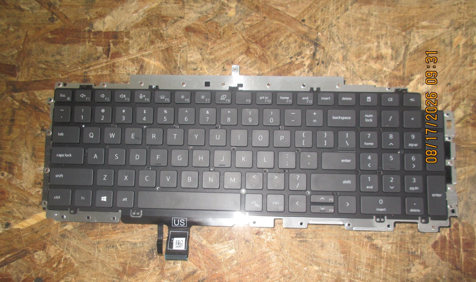 Genuine Dell Latitude 5520 Laptop Keyboard.