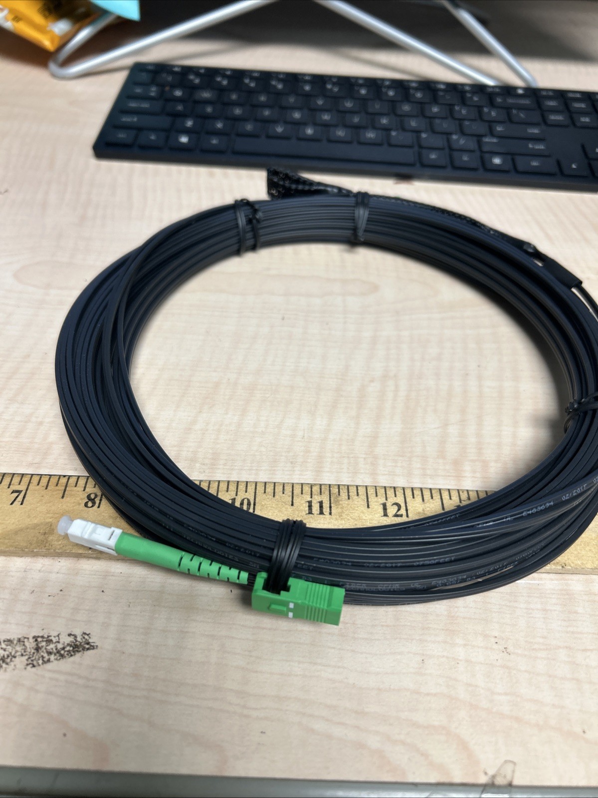 TII Technologies Z1K9R8 - SASA012F  Fiber Optic Cable 12ft, SHIPS FREE