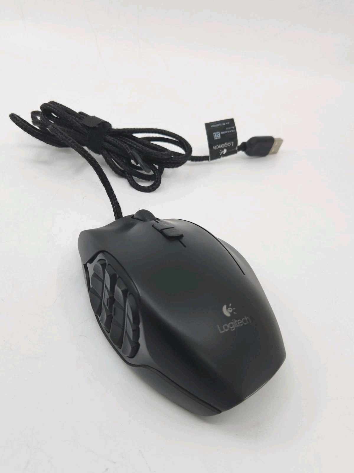 Logitech G600 MMO Gaming Mouse 20 Programmable Buttons RGB Wired USB Black