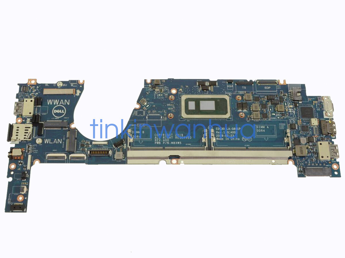 09XFPT LA-G861P For Dell Latitude 13 7300 W/ i5-8365U CPU Laptop Motherboard