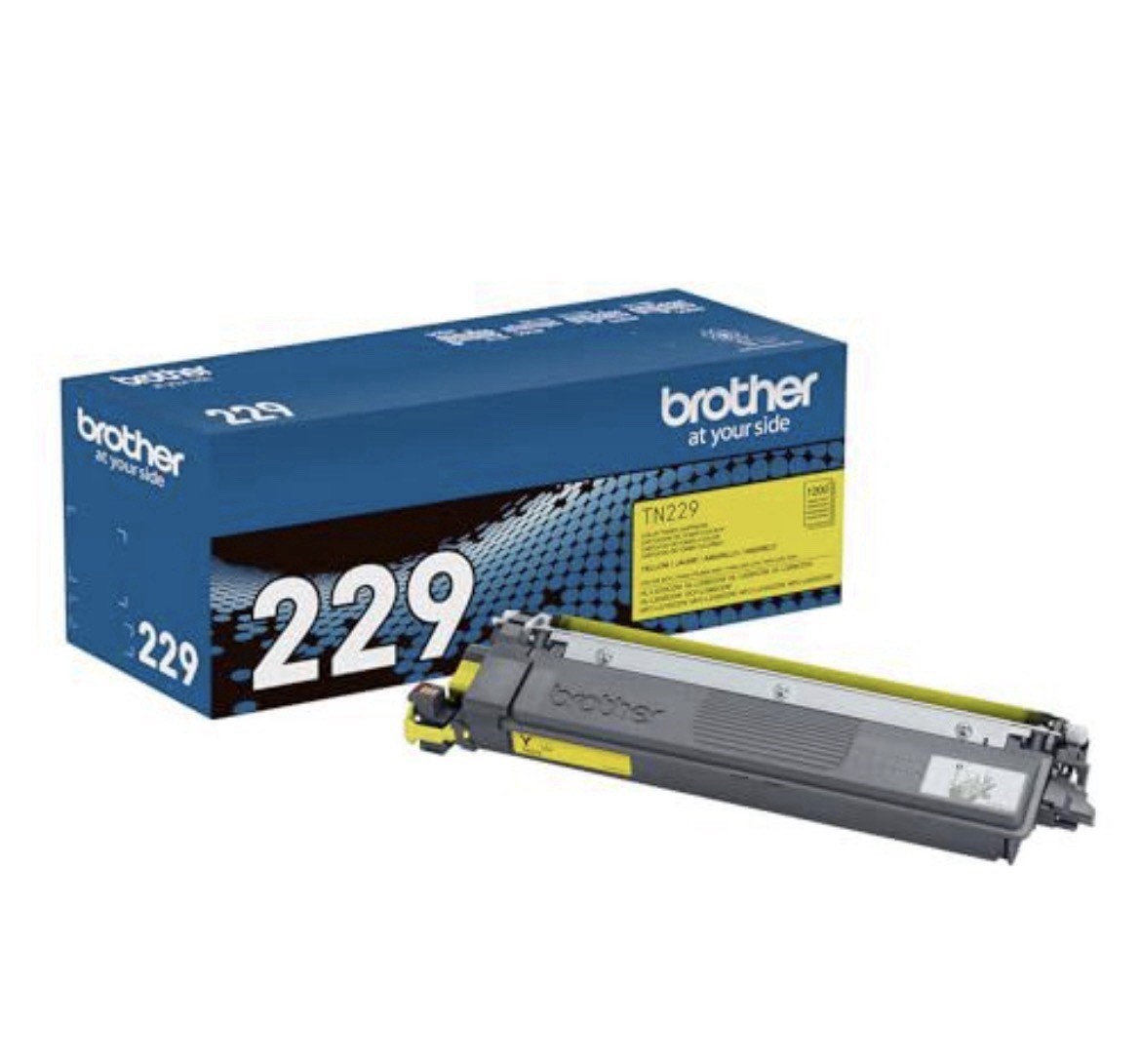 Brother Genuine TN229Y Yellow Standard Yield Printer Toner Cartridge - Yellow