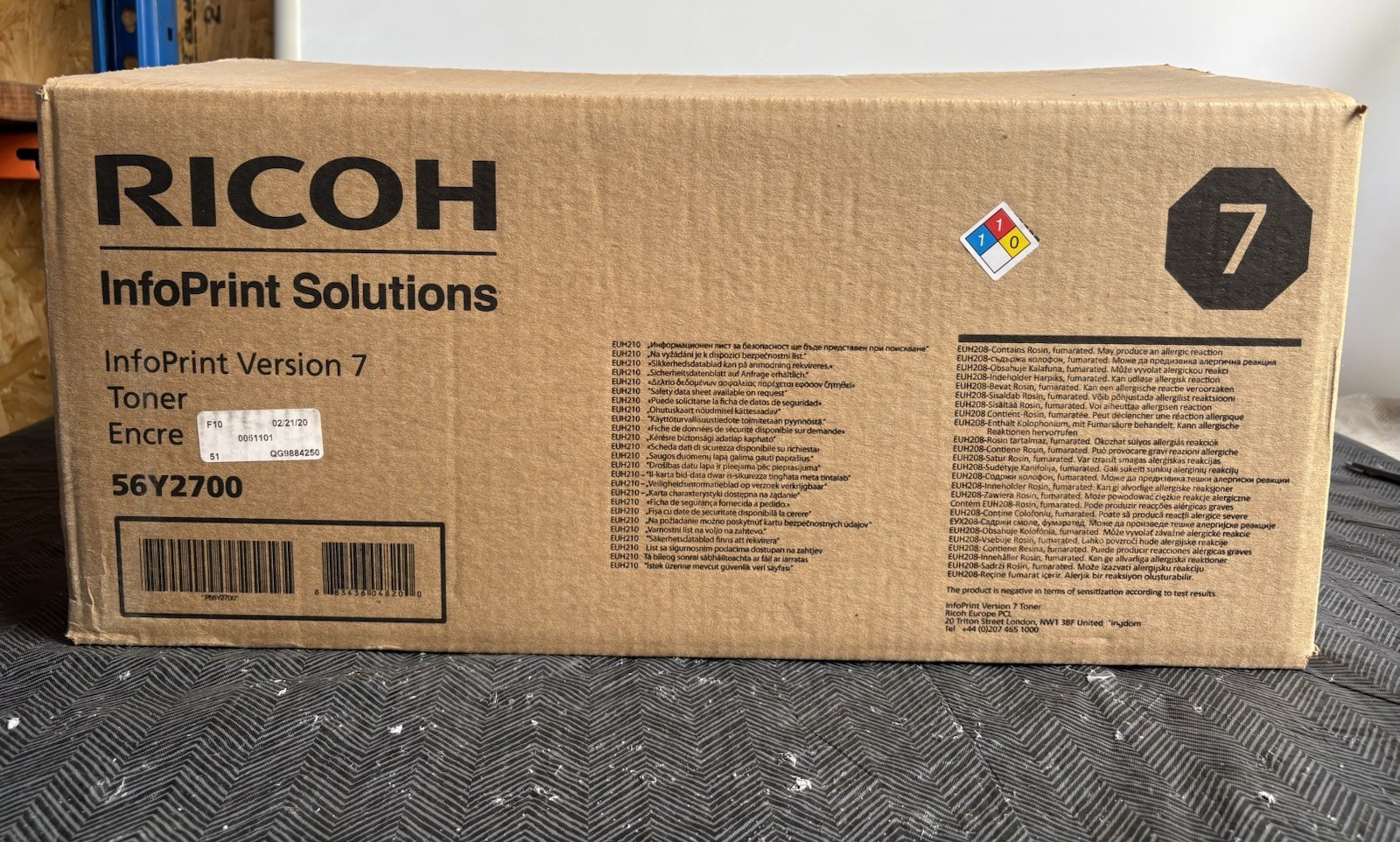 Genuine Ricoh InfoPrint V7 High Yield 56Y2700 Encre 51 Toner Cartridge 4-Pack