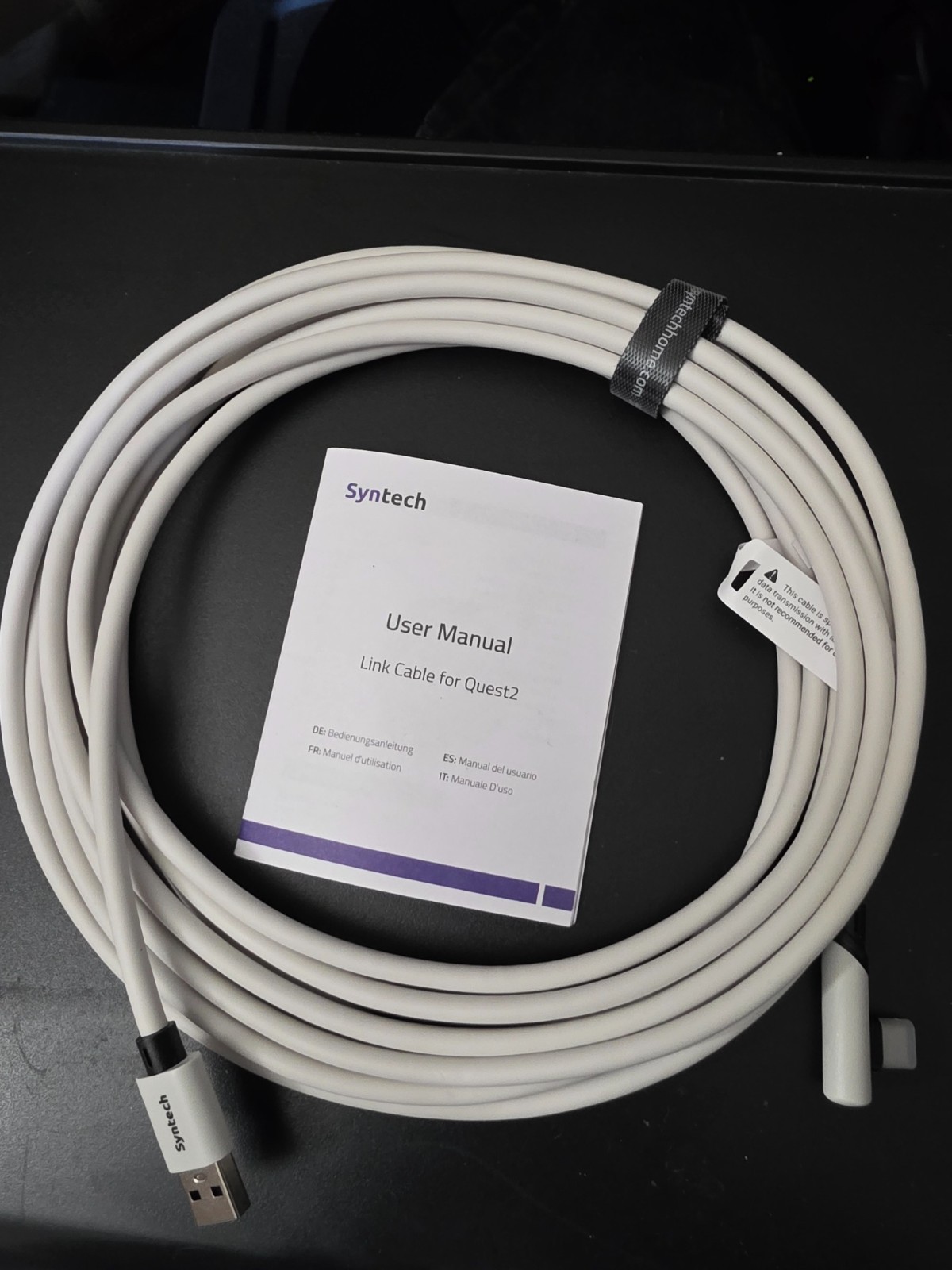 Syntech 16FT VR Link Cable USB 3.0 A to USB-C Quest 2 Mark32 Open Box