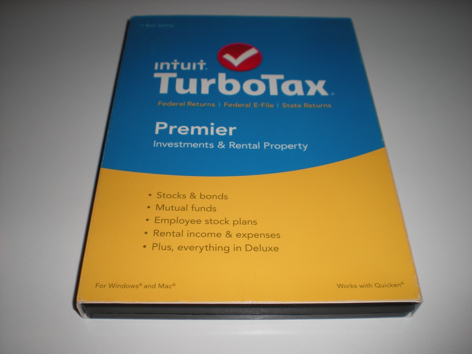 Turbotax 2015 Premier & State.  Better than Deluxe New in sealed box.