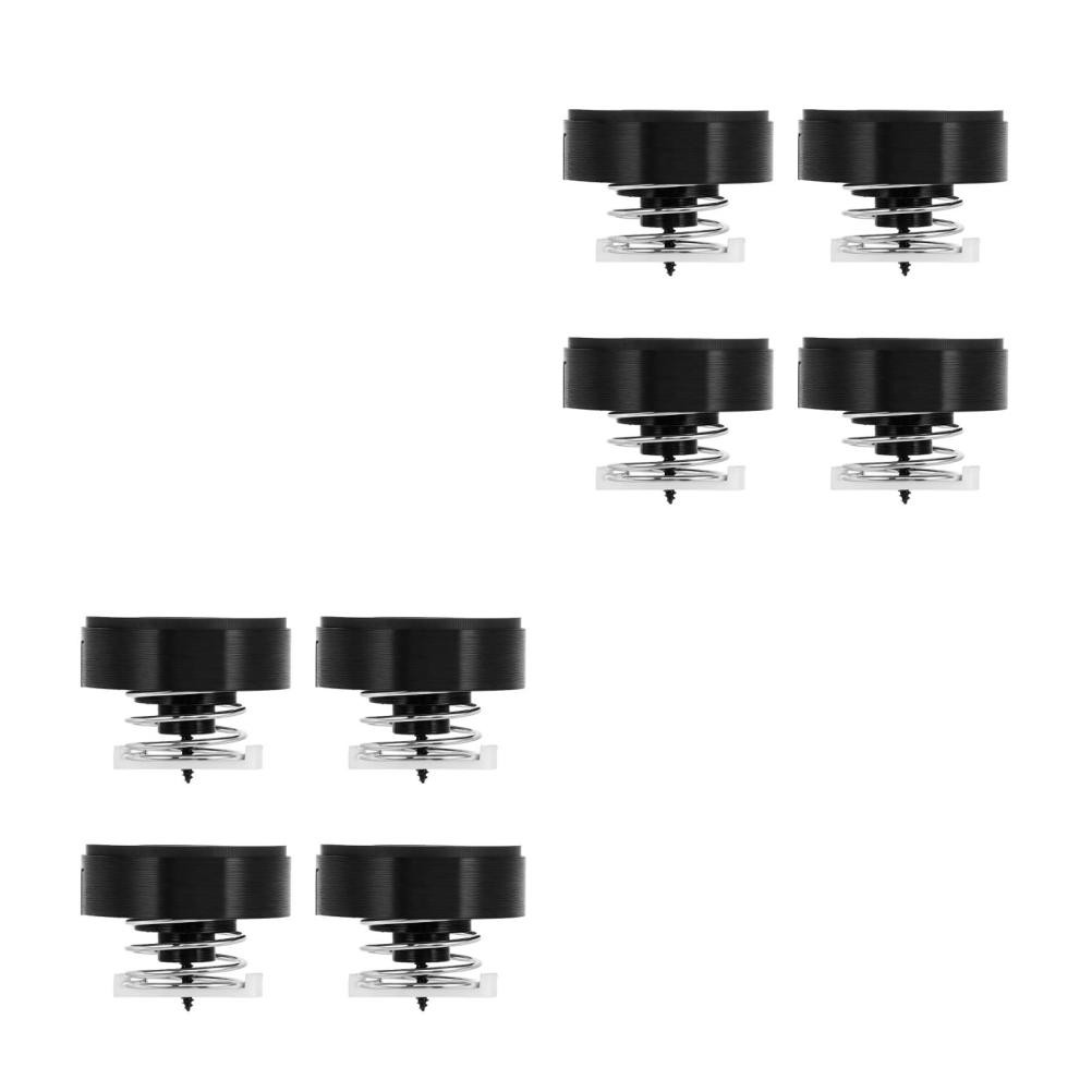 8Pcs Reusable Audio Isolation Feet Black Compatible with Panasonic Record Player
