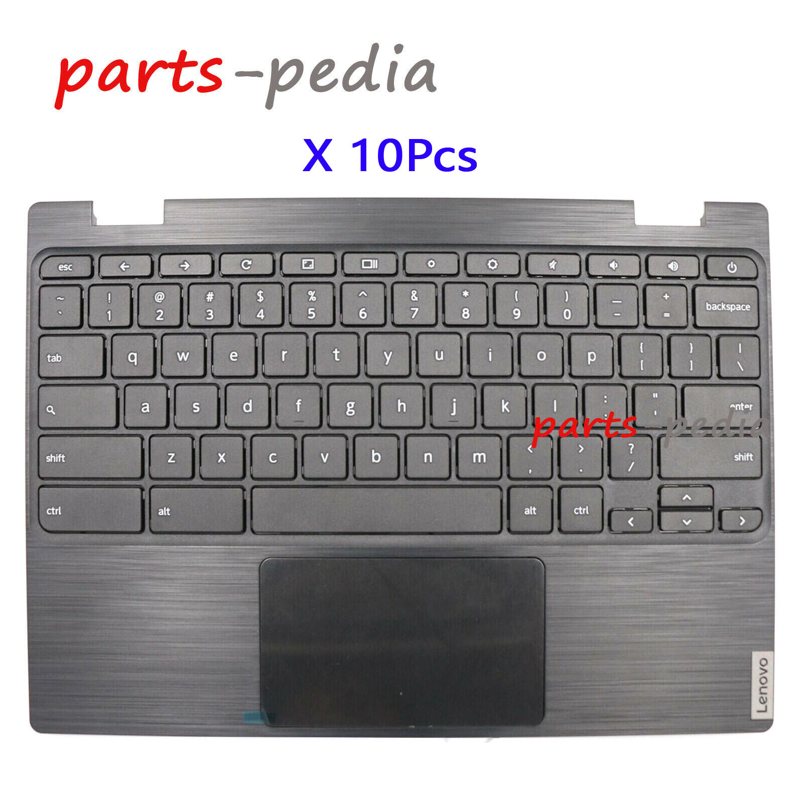 10Pcs 5CB0U26489 For Lenovo 100e Chromebook 2nd Gen MTK Palmrest US Keyboard 