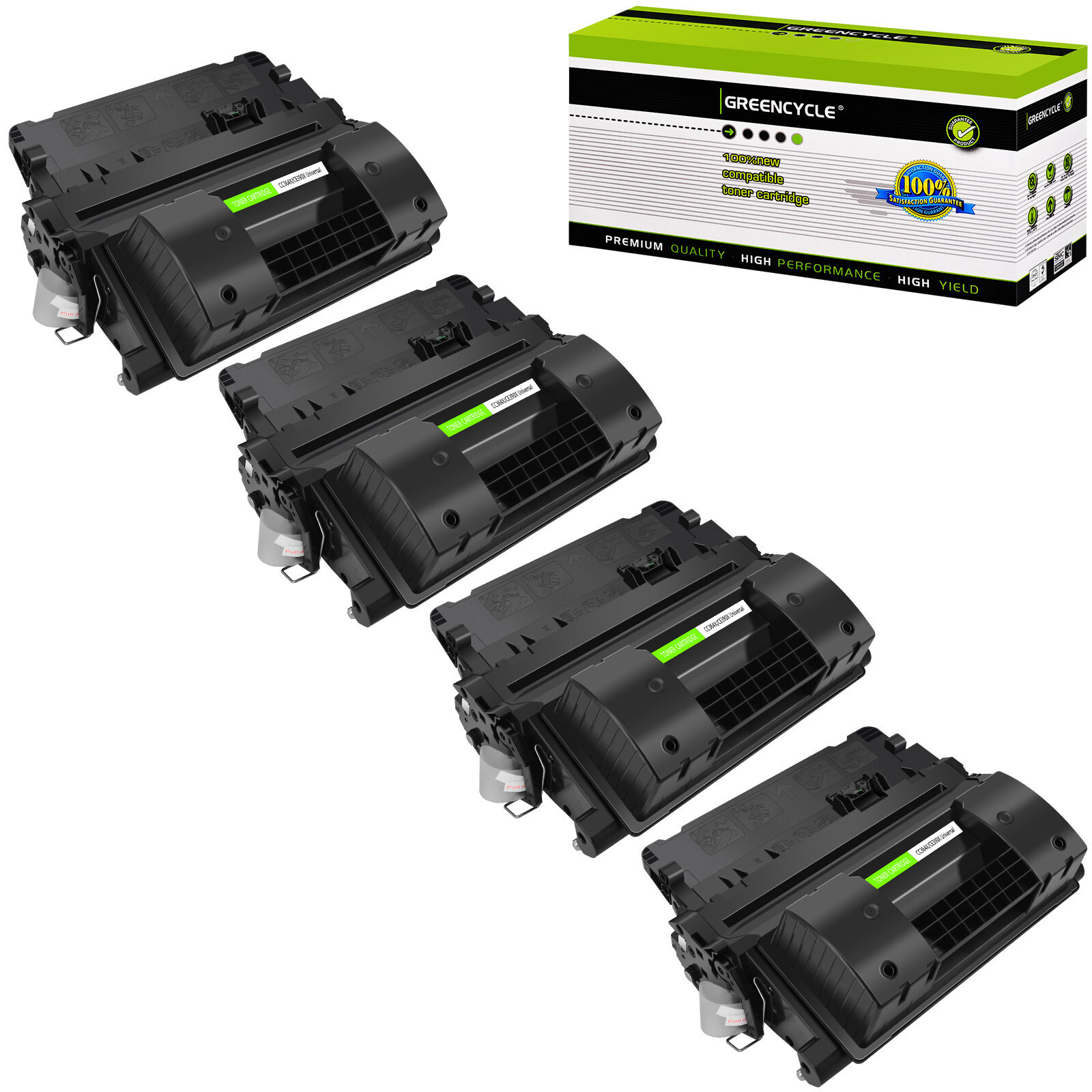4PK CE390X 90X Black Toner Cartridge For HP LaserJet MFP M4555 M4555h M4555f