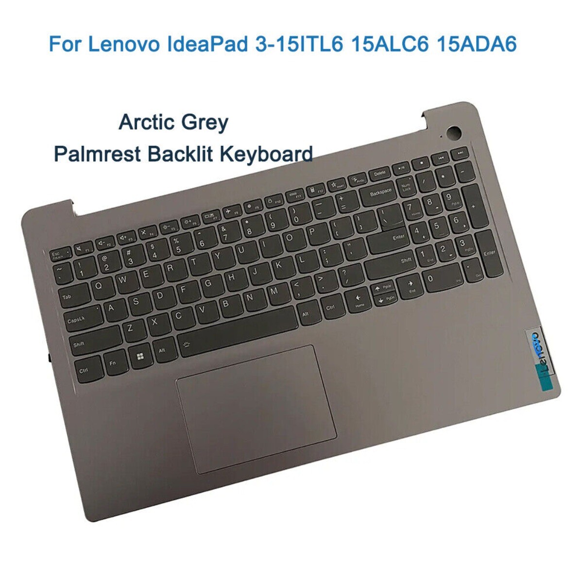 5CB1B65660 Palmrest Keyboard Touchpad For Lenovo IdeaPad 3-15ITL6 15ALC6 15ADA6