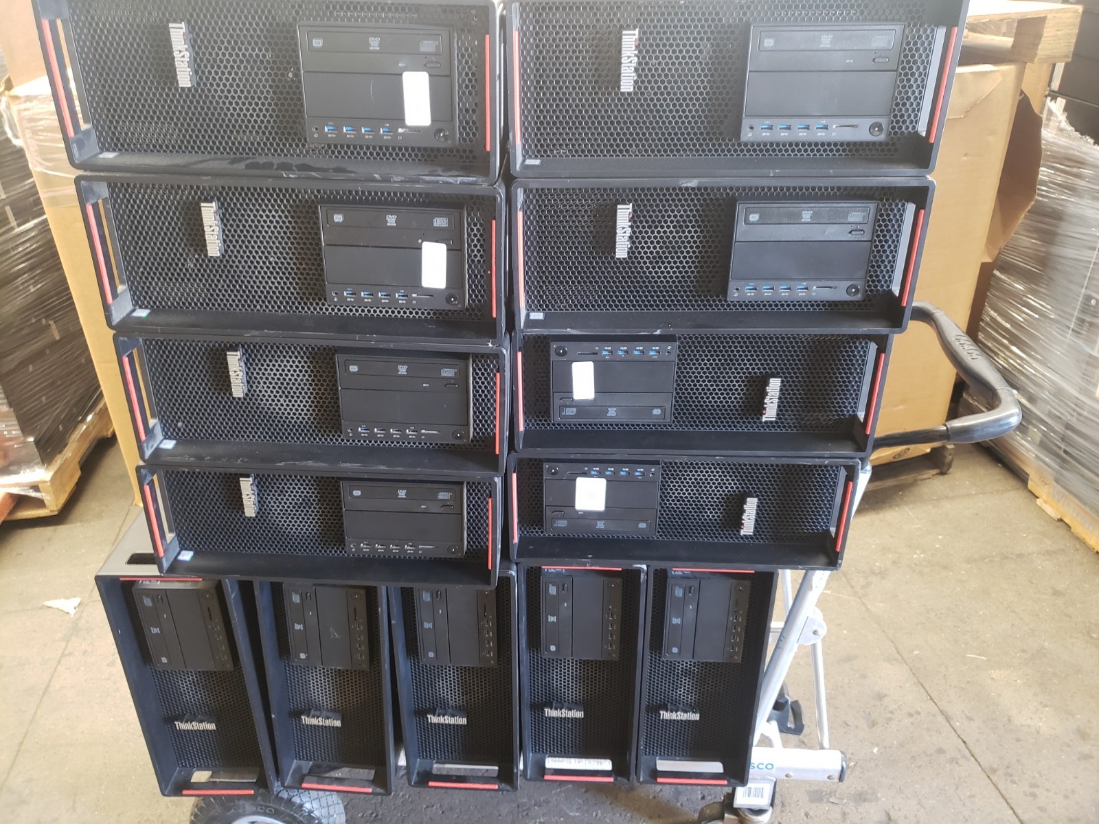 Lot OF 13 Lenovo ThinkStation P500 Xeon E5-1650 v3 3.5GHz 32GB RAM - No HDD/GPU
