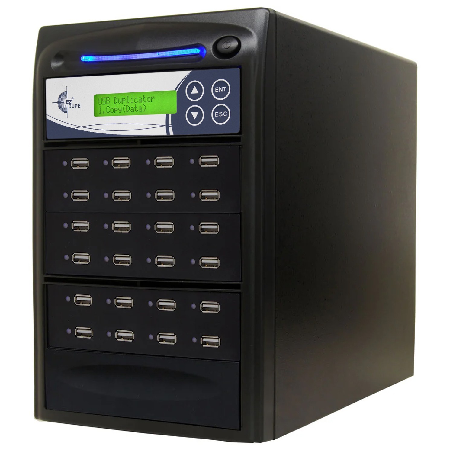 EZ Dupe 1:23 USB Flash Drive Duplicator & DoD Sanitizer 35MB/Sec 2 YEAR WARRANTY