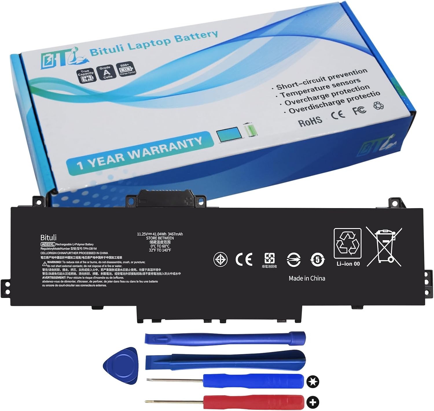 AE03XL N21969 005 N2095 AC1 Battery for 240 250 G10 14 EP HP 15 A11U A11UD GF66