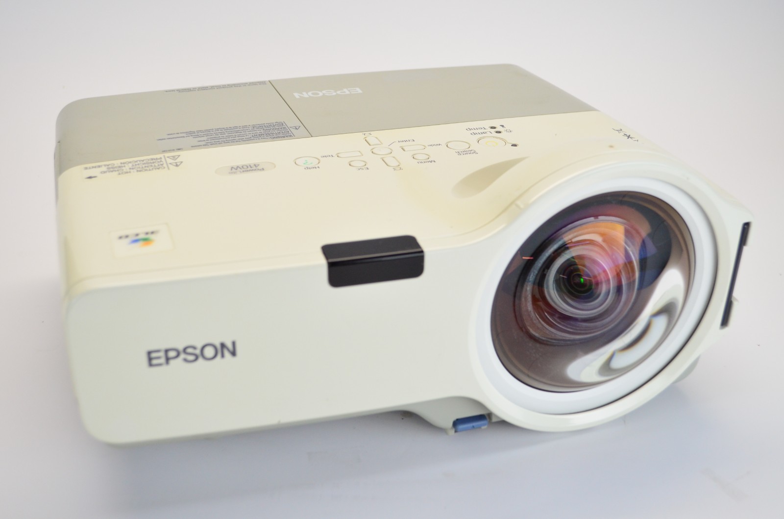 Epson PowerLite 410W LCD Short Throw Retro Gaming Projector VGA RCA 1100 Hours
