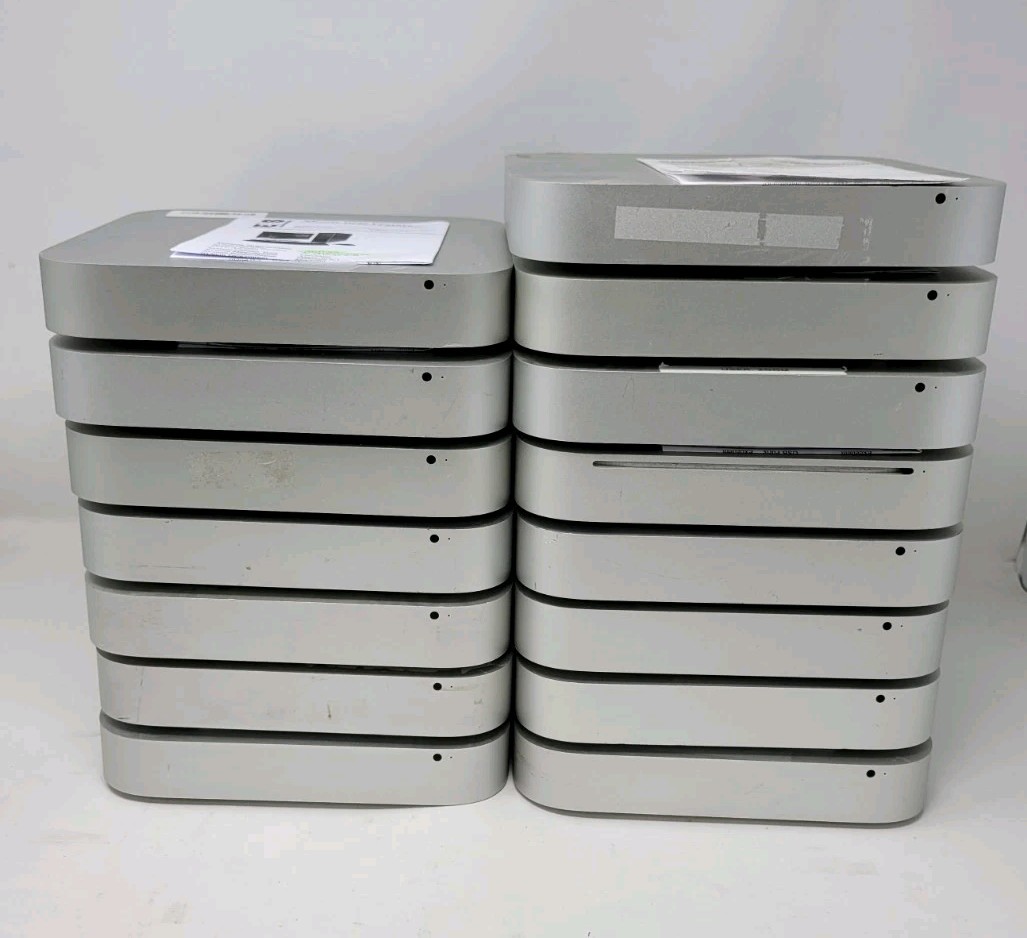 Lot of 15 Apple Mac Mini 2011-2014 Models 8,16 GB RAM 500gb,1 TB HD *See List*