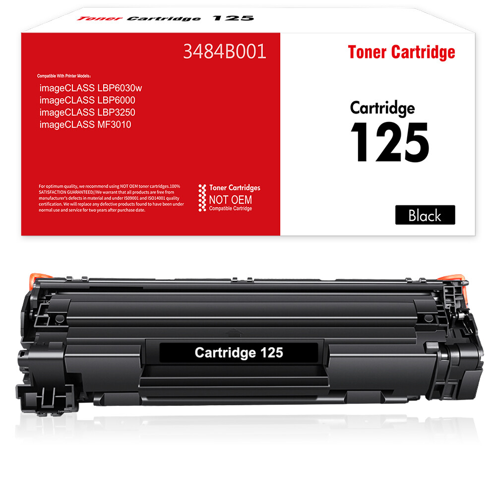 1PK CRG125 3484B001 Toner cartridge Compatible for Canon 125 imageCLASS LBP6030w