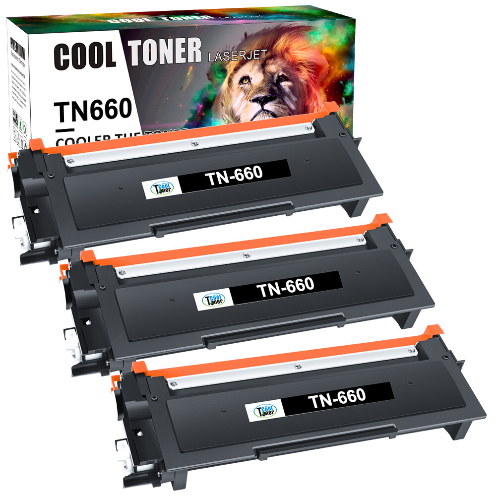 High Yield TN660 Toner Compatible With Brother DCP-L2540DN HL-L2340DW LOT