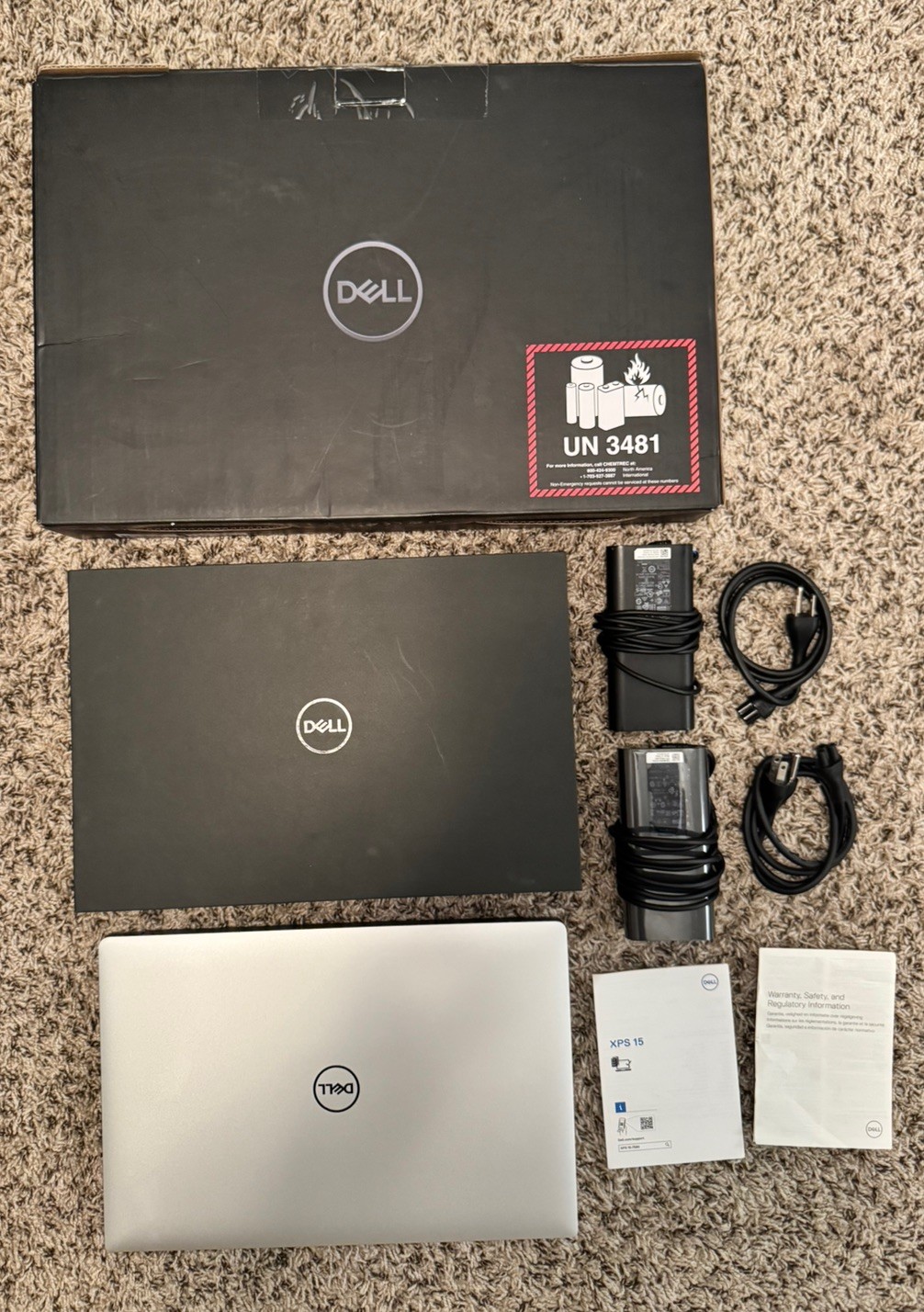Dell XPS 7590, 15.6in UHD Touch, i7-9th gen, GeForce GTX 1650 4gb, 16gb ram