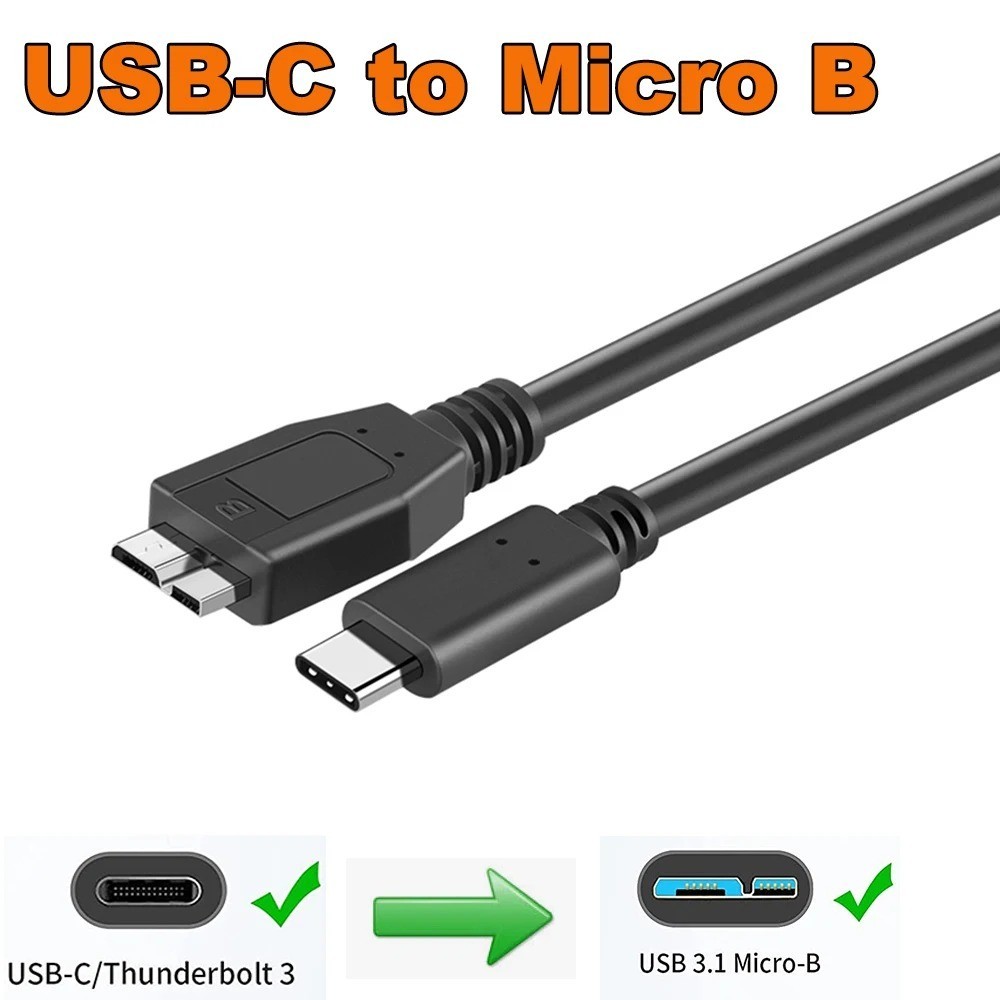  usb c to micro b 3.0 cable 10G Type C USB 3.1 HDD cable USB C Hard Drive cable
