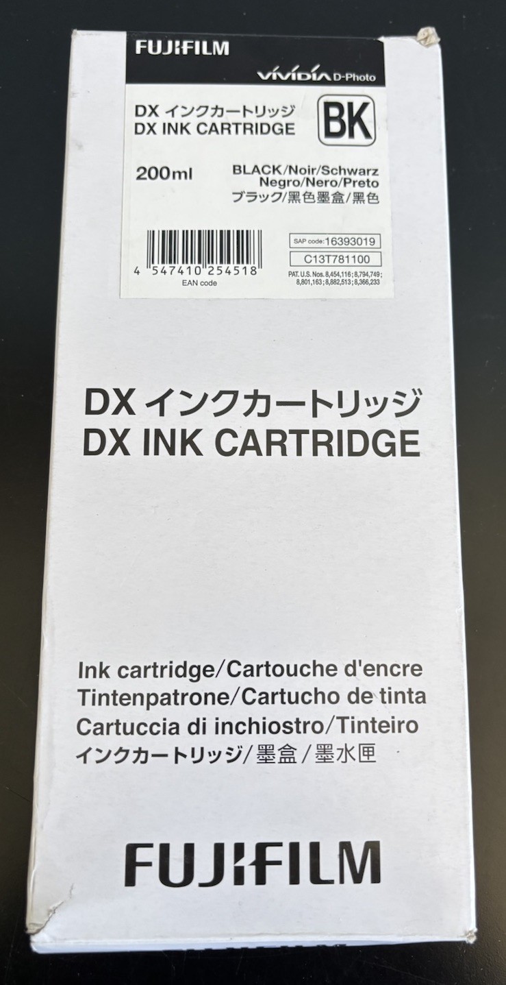 Fujifilm DX Ink Cartridge Black 200ml Expired 10/24 C13T781100 Vividia D-Photo