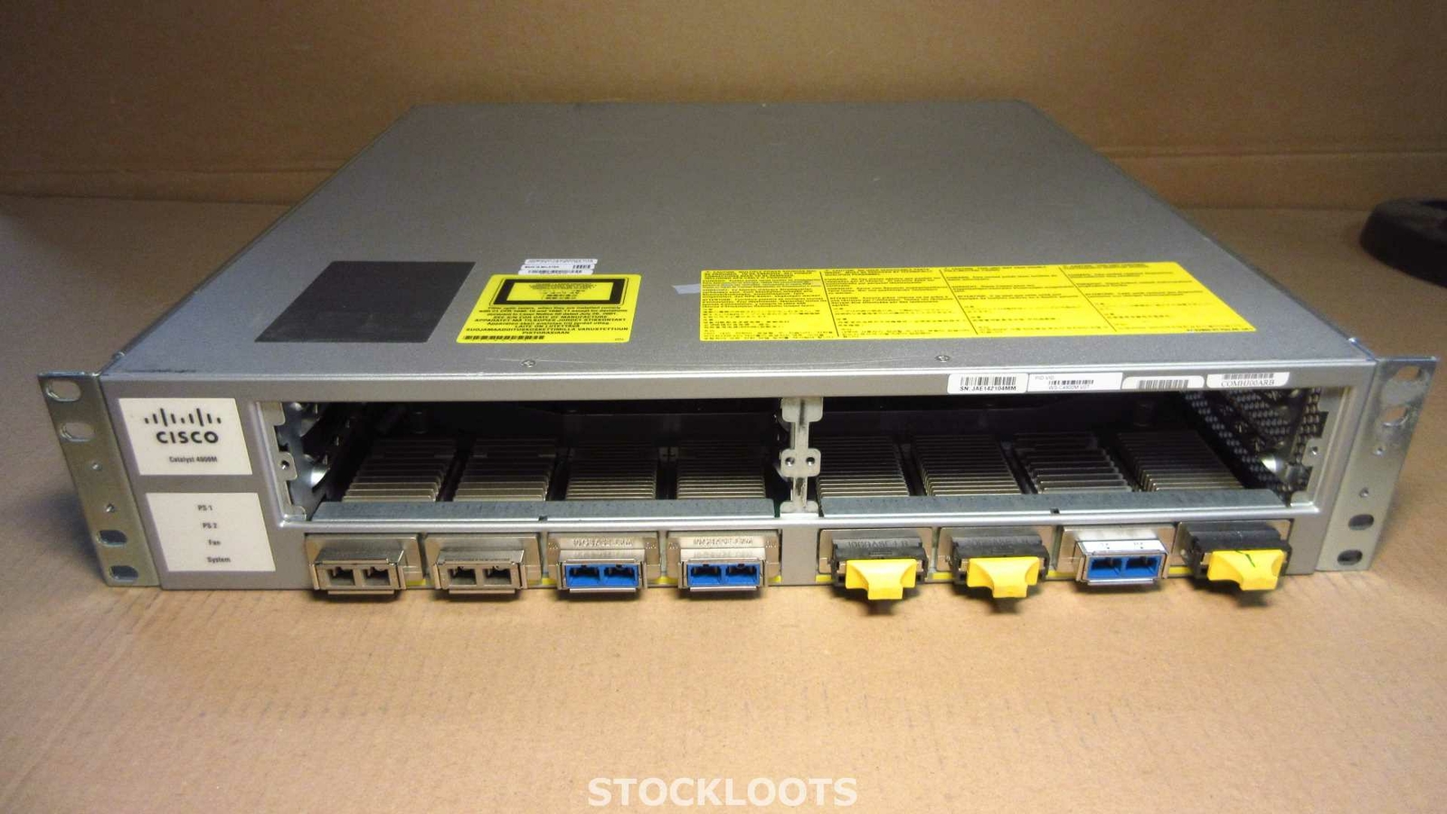 Cisco WS-C4900M V07 8-Port X2 10GB L3 Switch INCL 8x GBICS + EARS - EXCL MODULES